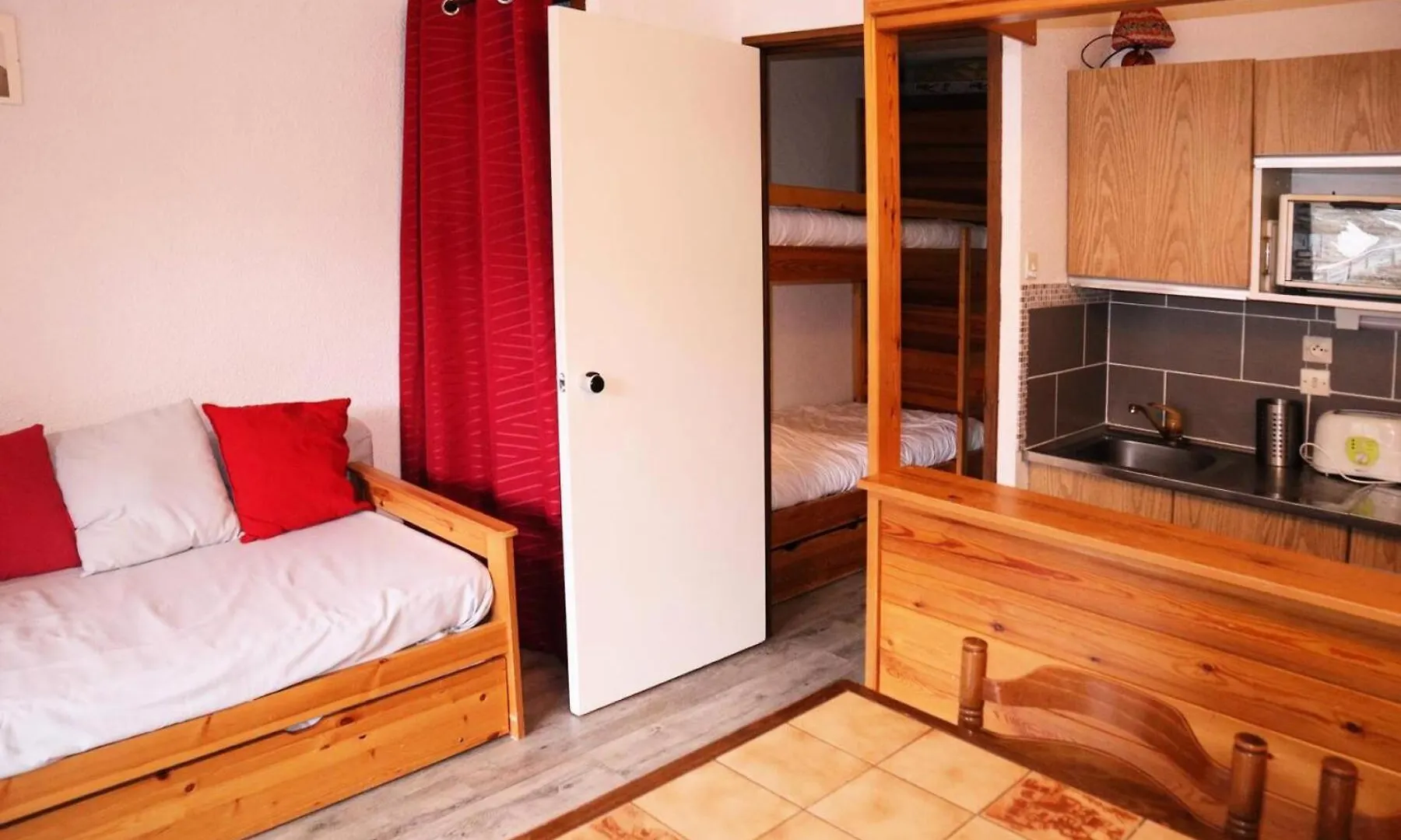 Daire Residence Le Pouzenc - Studio Equipe Pour 4 Personnes Mae-0824 Le Melezet Fransa